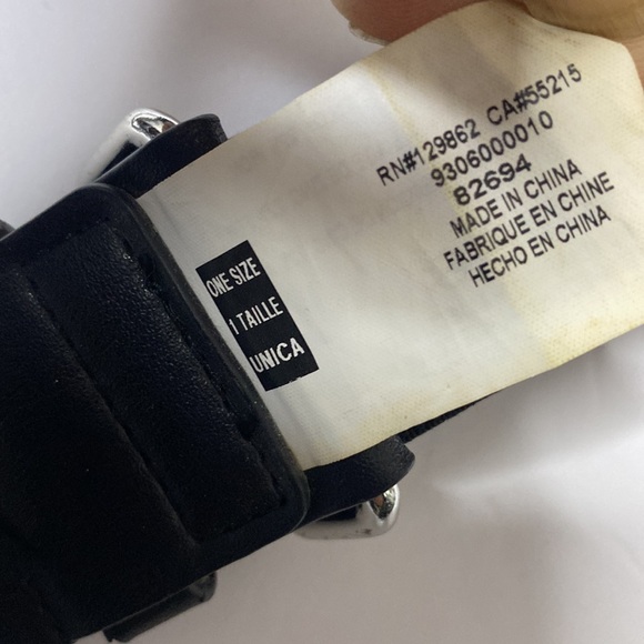 Mens boys black belt accessory adjust stretch - Picture 5 of 5